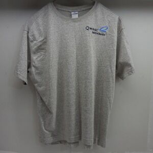 VF Solutions Qwest Spirit of Service T-Shirt Gray Mens Medium Heathered Logo Tee
